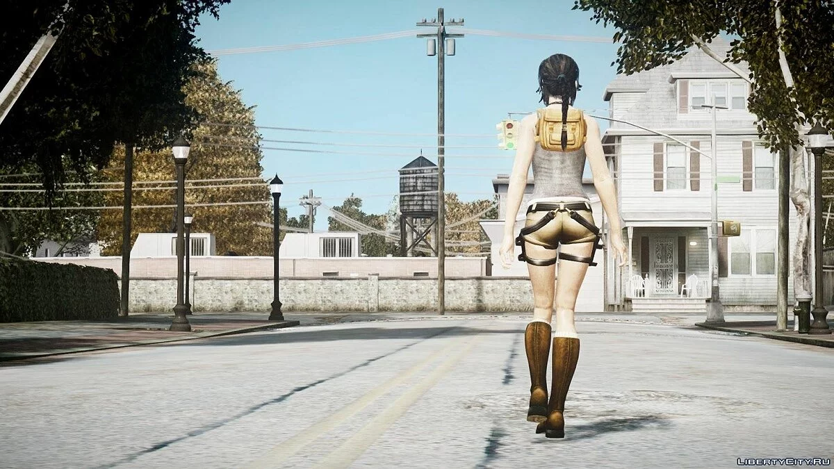 Tomb Raider 2013 Lara Croft Classic / GTA 4