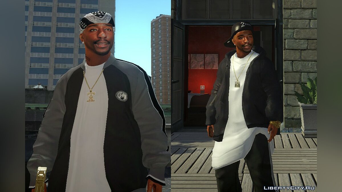 Скачать Tupac Amaru Shakur in Memory для GTA 4