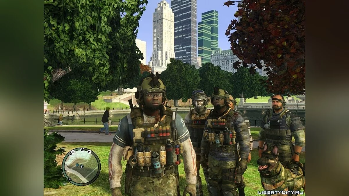 Ajax (Ped) from Call of Duty: Ghosts / GTA 4