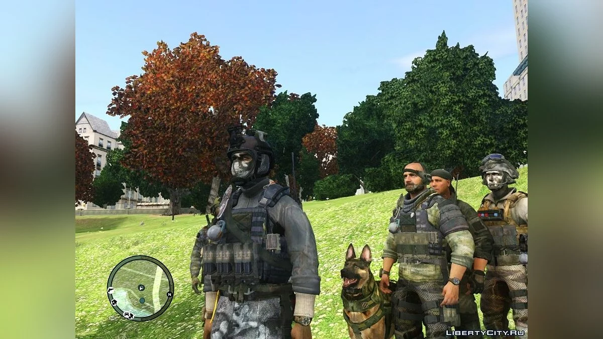 Kick (Ped) from Call of Duty: Ghosts / GTA 4
