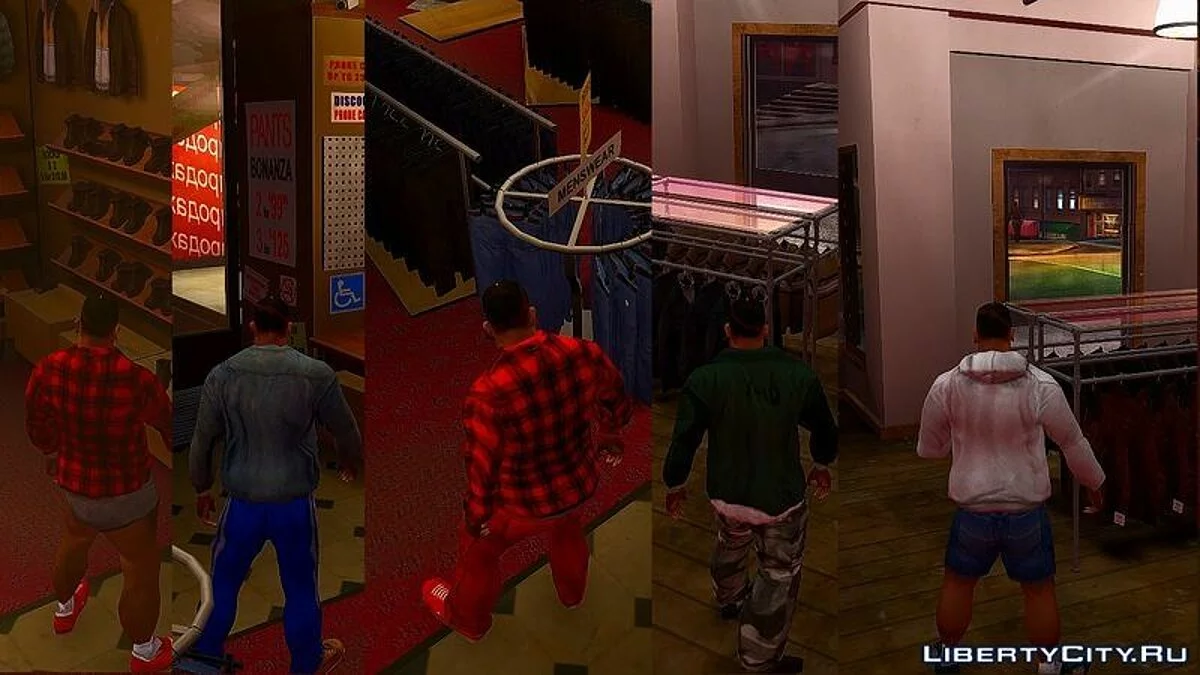 Carl Johnson (CJ) Player + Voice and clothes / GTA 4