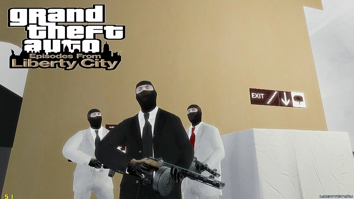 1995 Heat Movie Robber Skin Pack / GTA 4