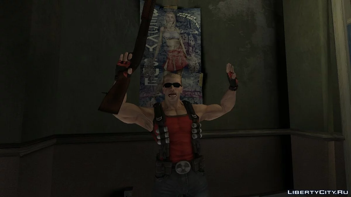 Duke Nukem Fully Rigged / GTA 4