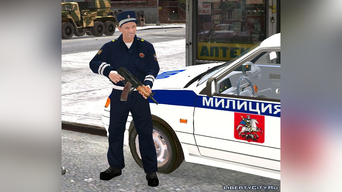 Скачать Российская милиция и спецназ для GTA 4