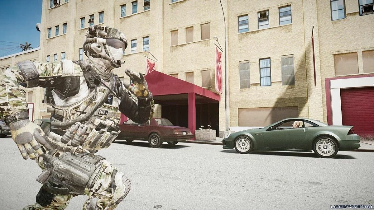 Call Of Duty Black Ops II Paratrooper / GTA 4
