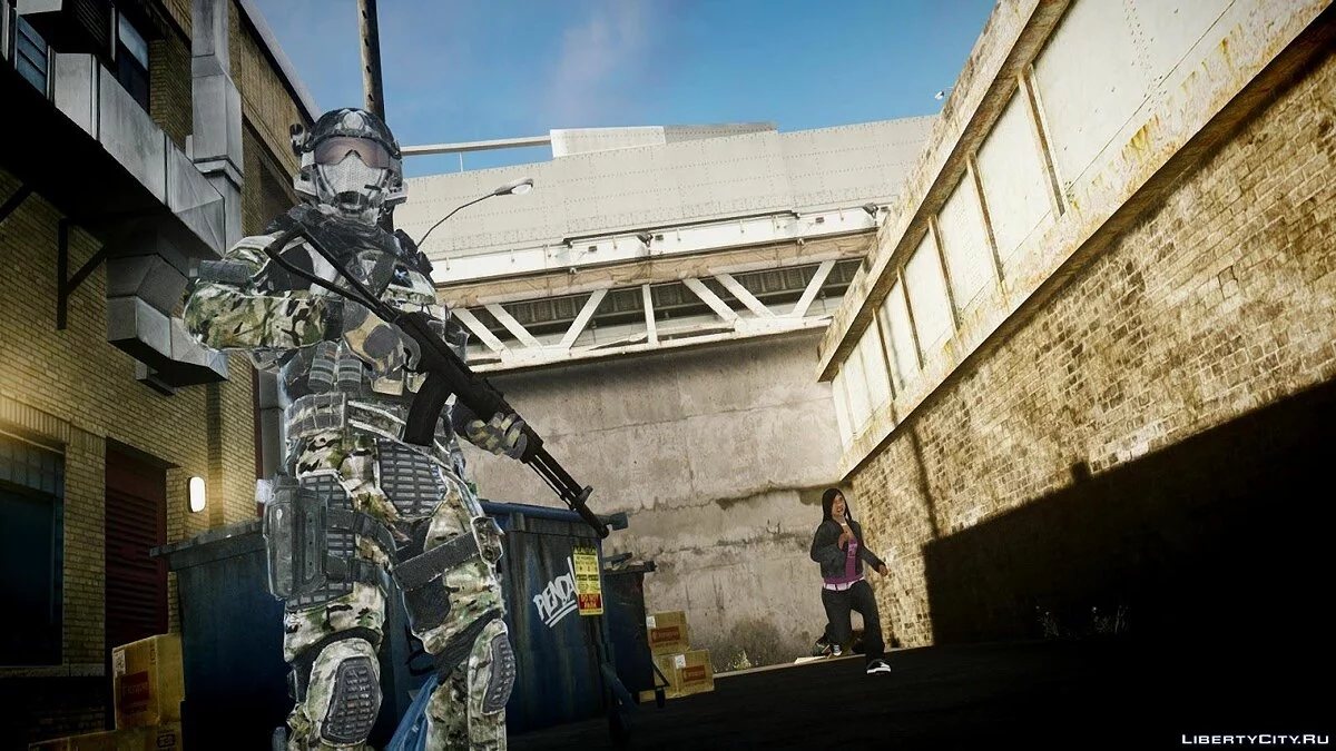 Call Of Duty Black Ops II Paratrooper / GTA 4