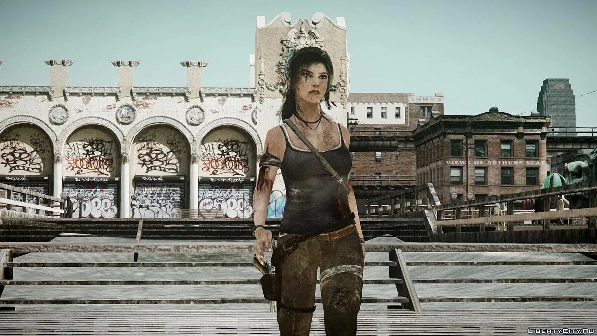 Tomb Raider Lara Croft / GTA 4