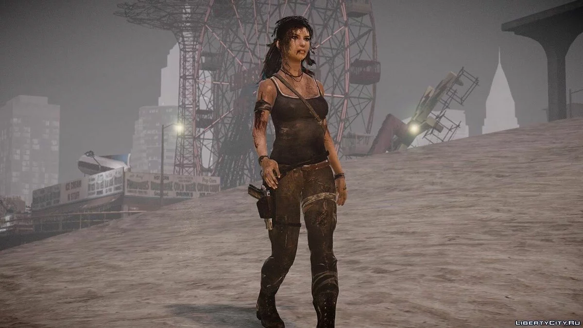 Tomb Raider Lara Croft / GTA 4