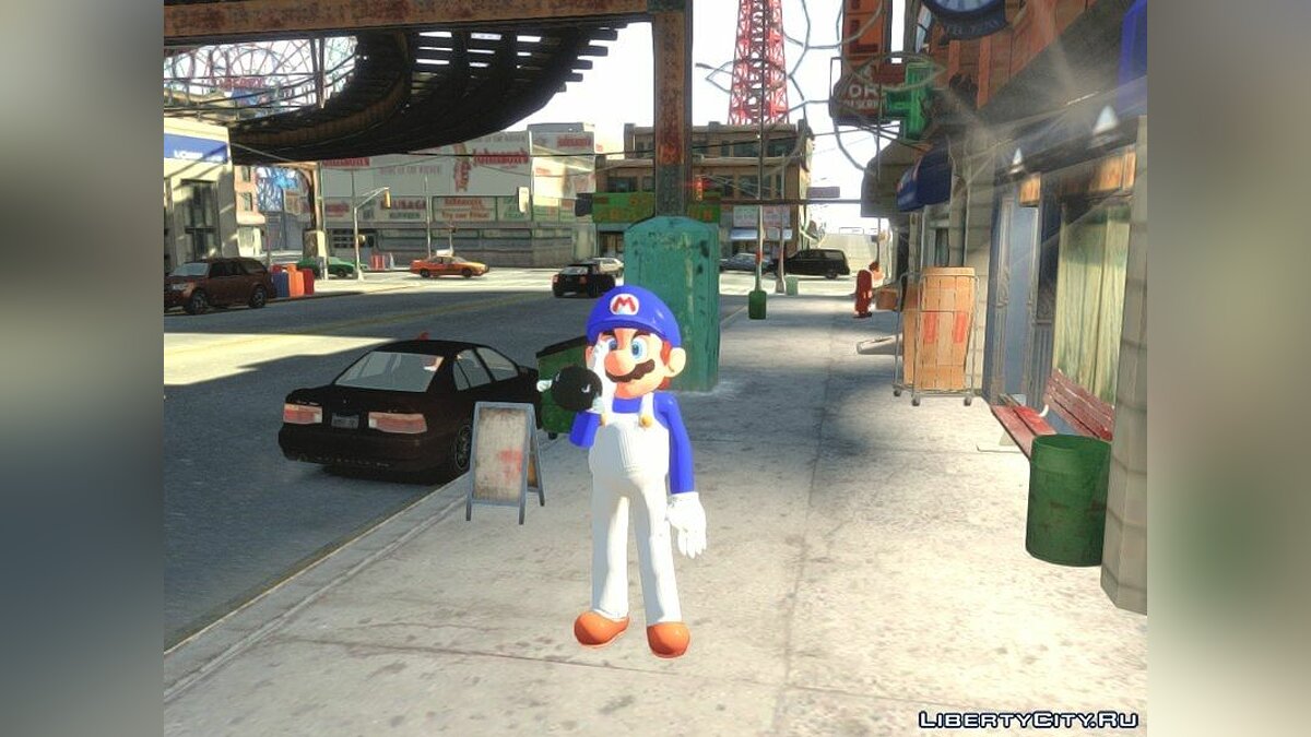 Скачать Super Mario Skins Pack для GTA 4