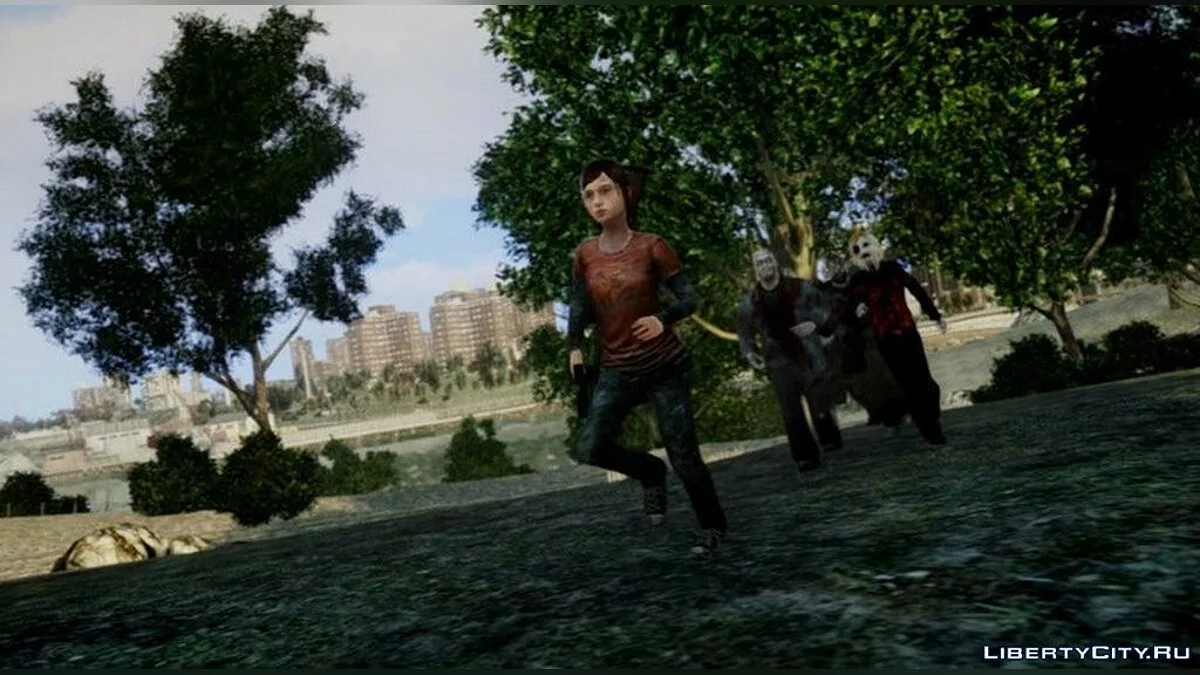 Элли из игры The Last of us / GTA 4