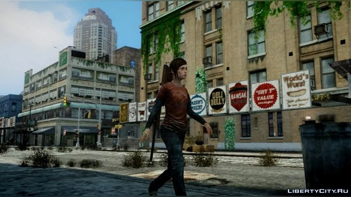 Элли из игры The Last of us / GTA 4