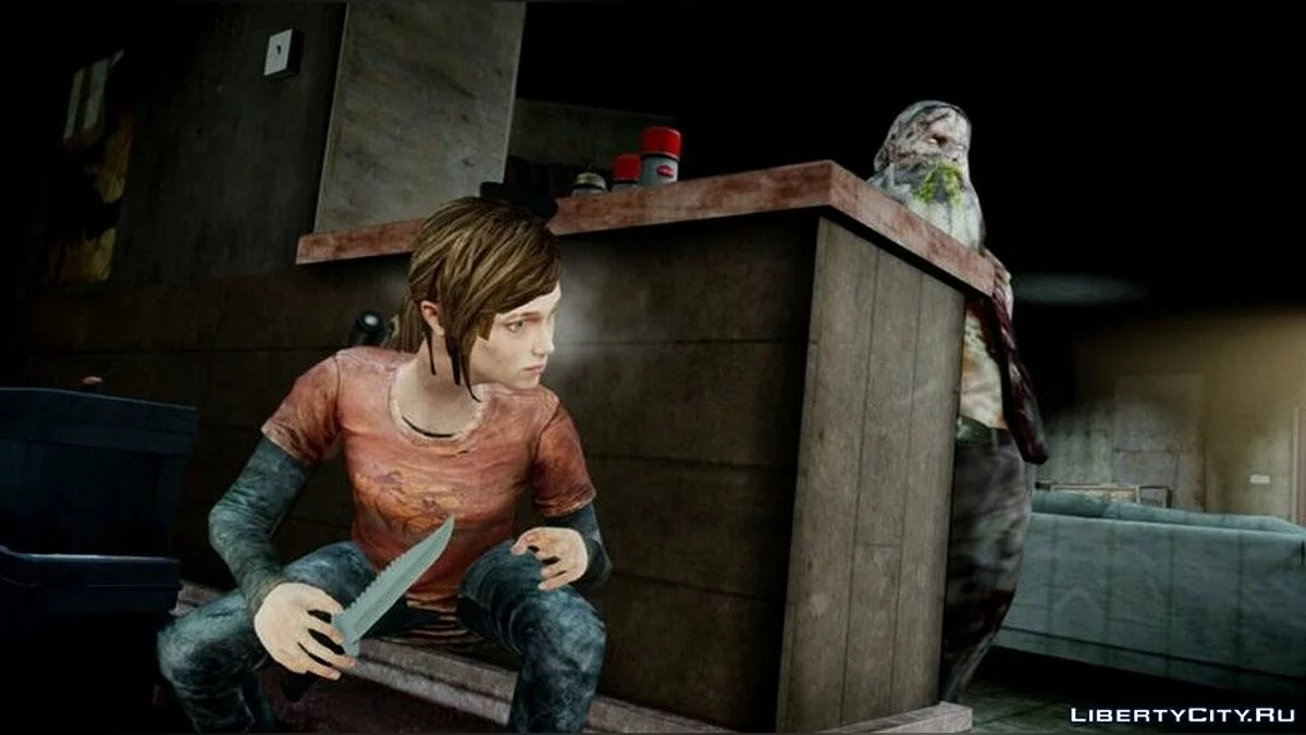 Элли из игры The Last of us / GTA 4