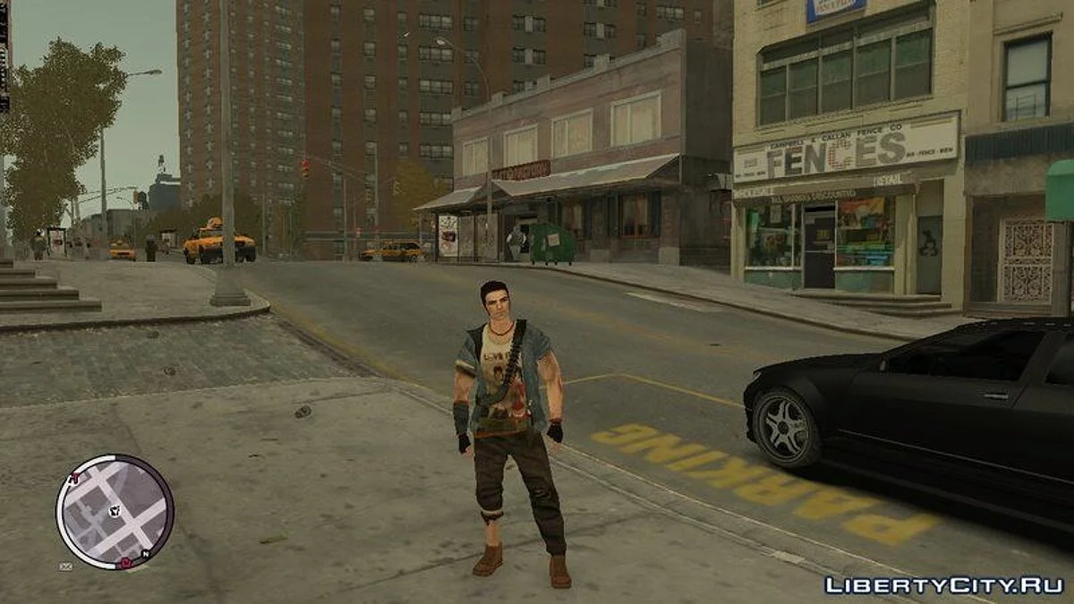 HD Клод + перчатки, новая одежда / GTA 4