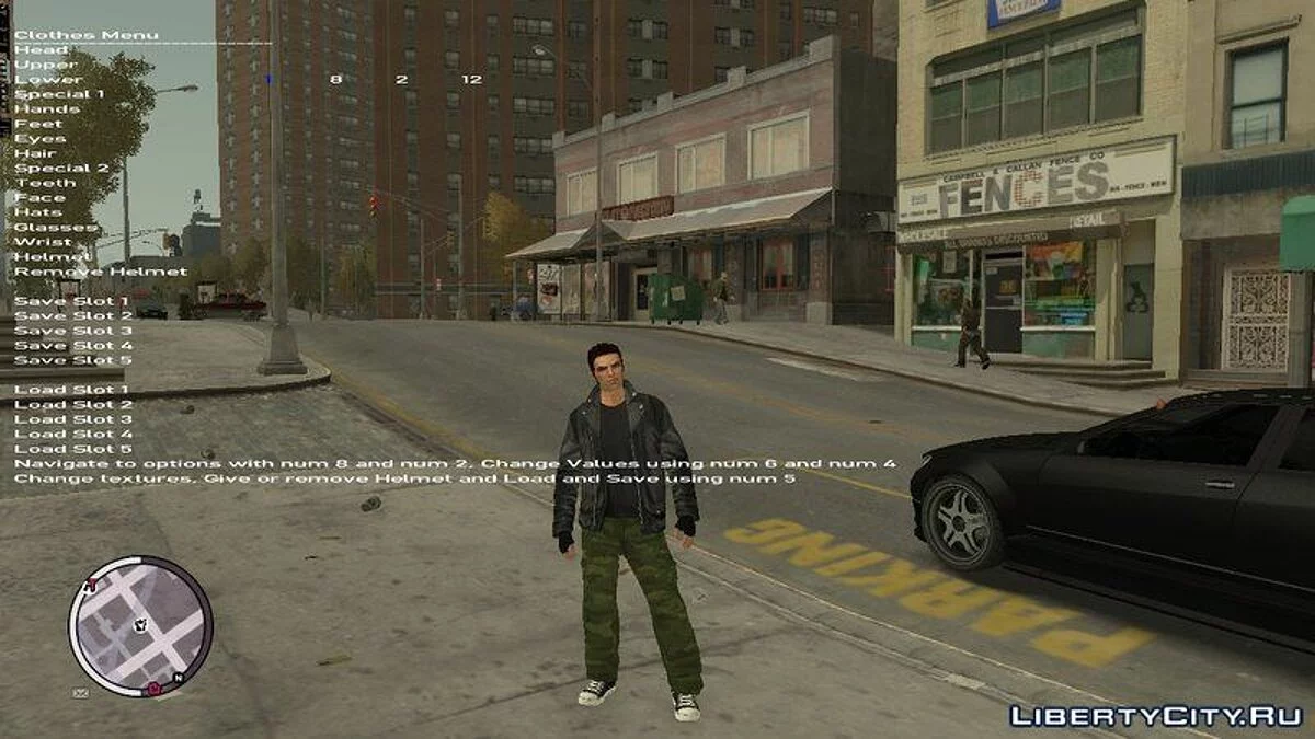 HD Клод + перчатки, новая одежда / GTA 4