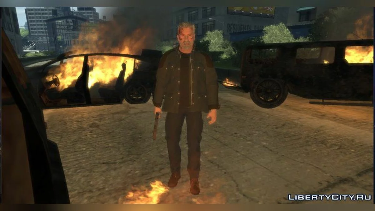 Terminator T-800 из Mortal Kombat 11 / GTA 4