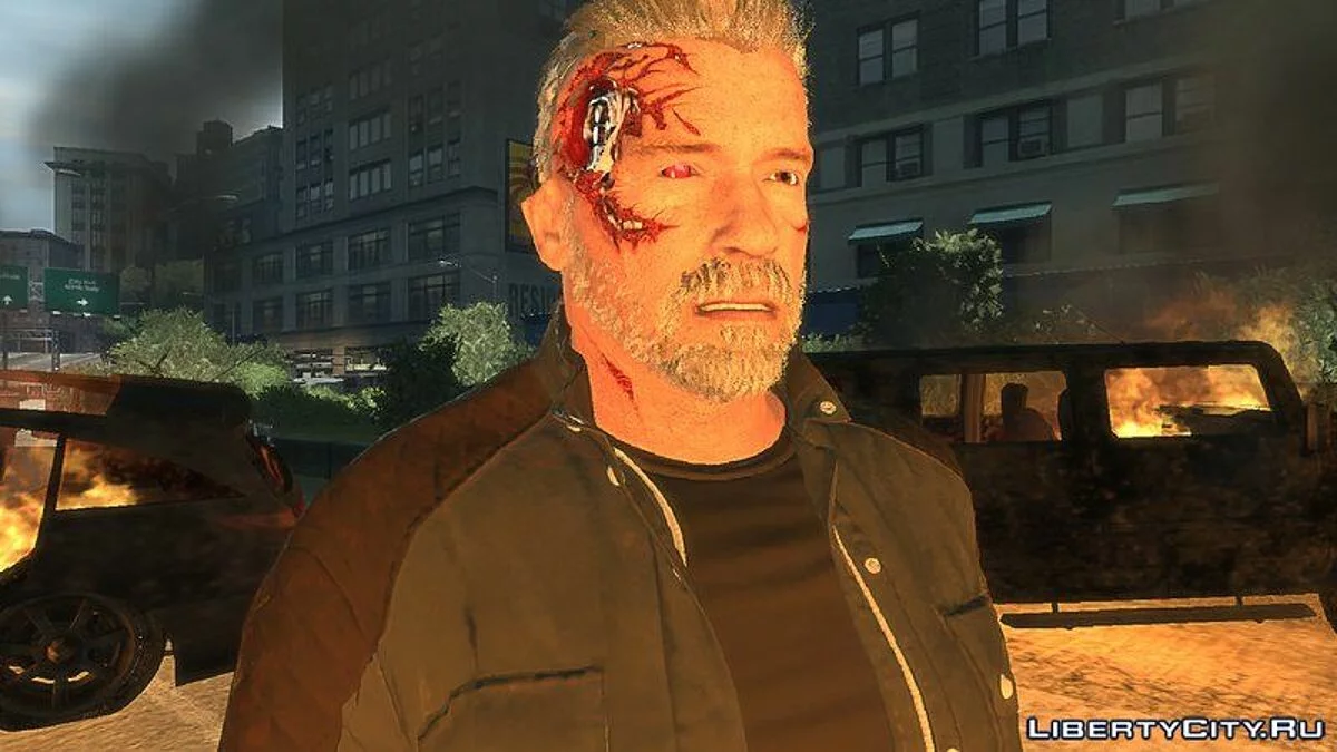 Terminator T-800 из Mortal Kombat 11 / GTA 4