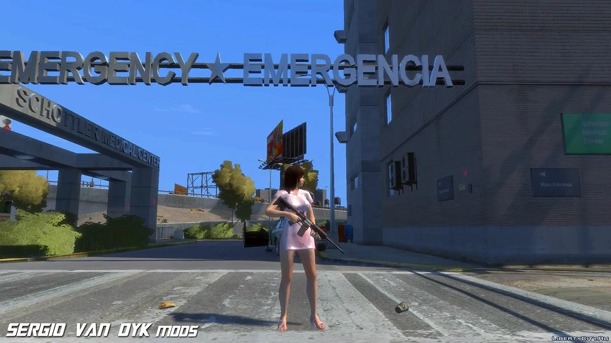 Кокоро горячая медсестра / GTA 4