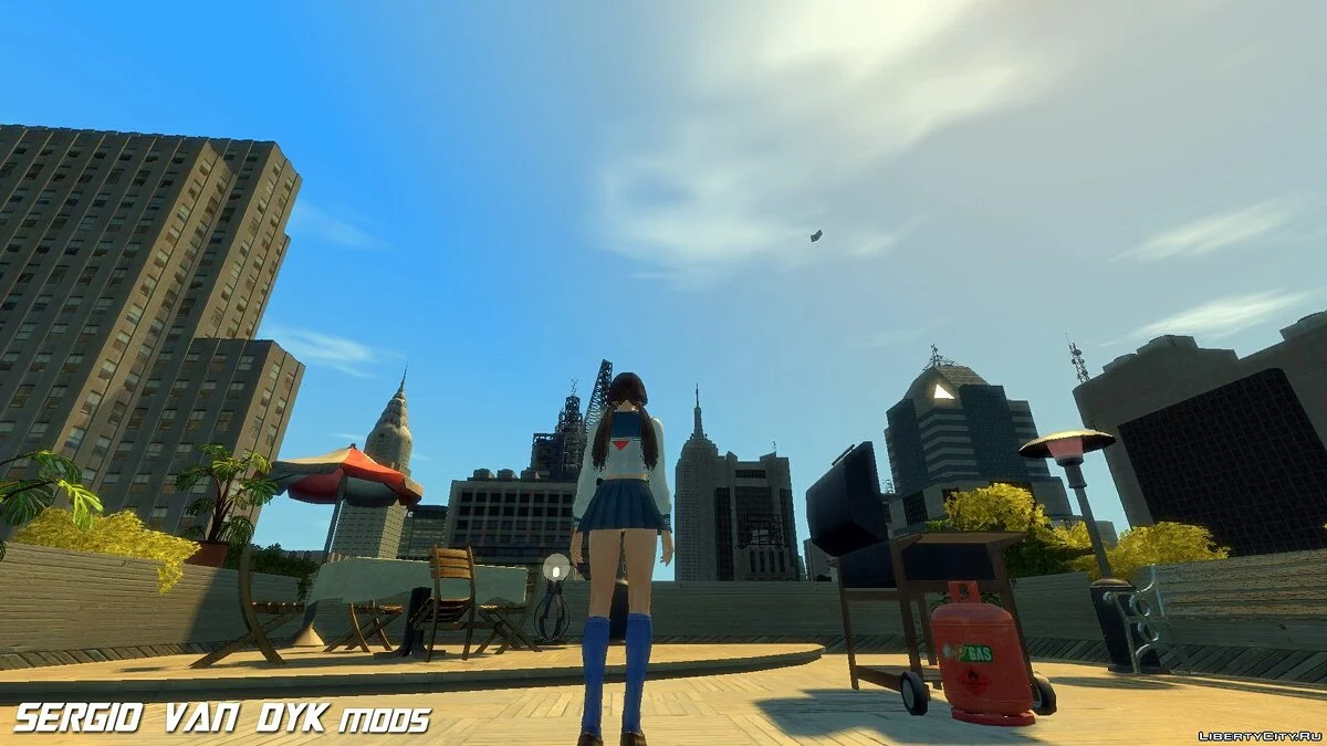 Наотора Ли в школьной форме / GTA 4