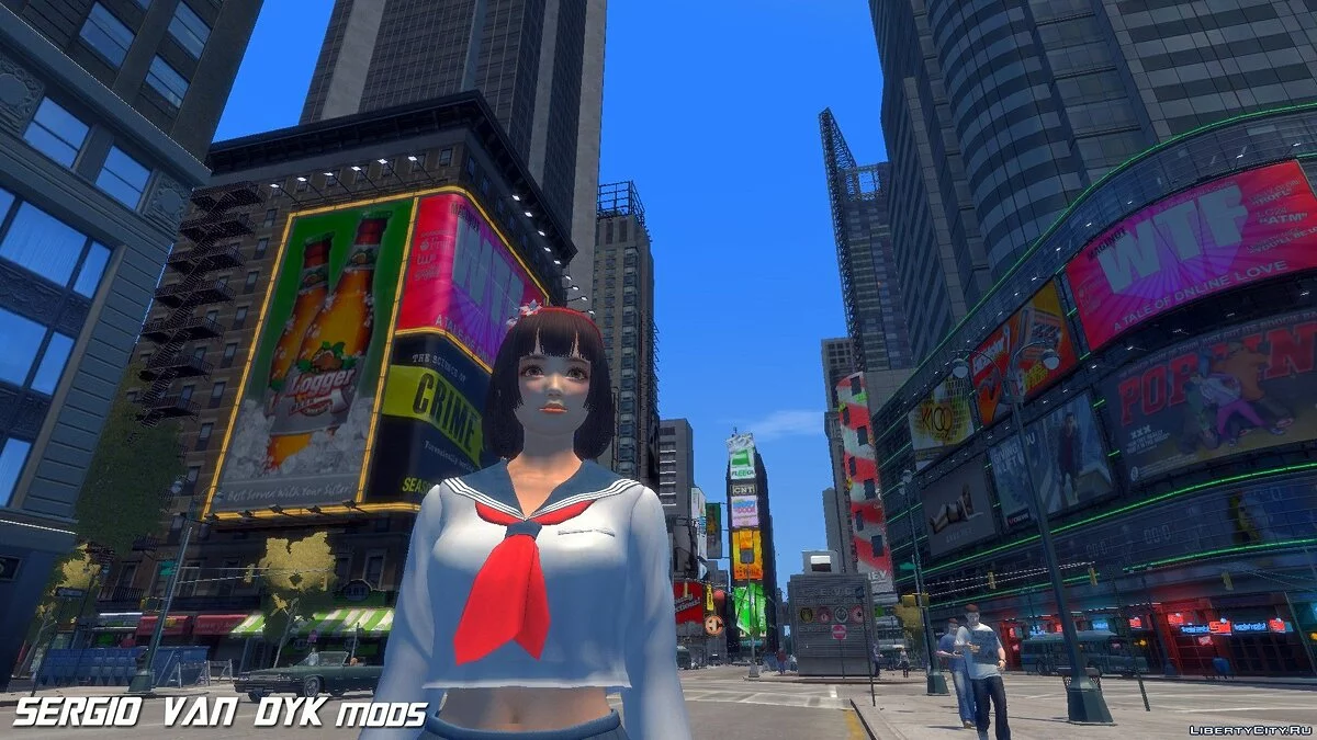 Наотора Ли в школьной форме / GTA 4