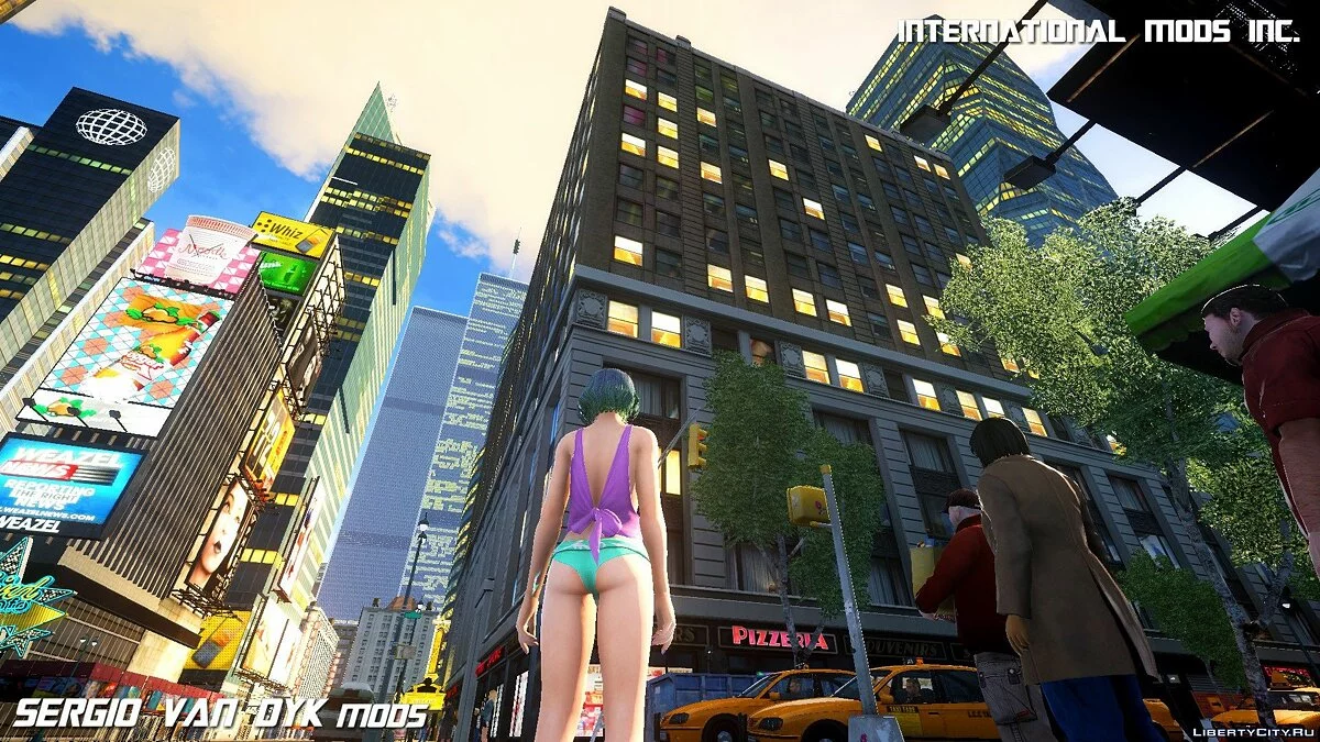Тамаки в купальнике из DOAX3 / GTA 4