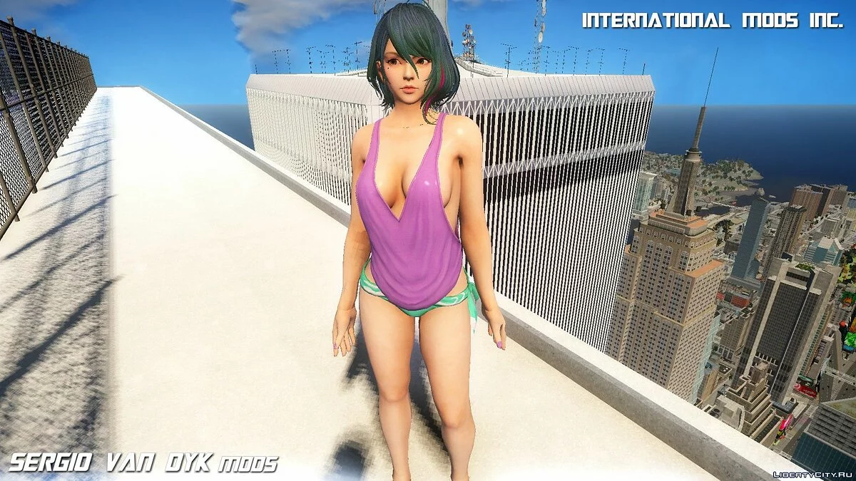 Тамаки в купальнике из DOAX3 / GTA 4