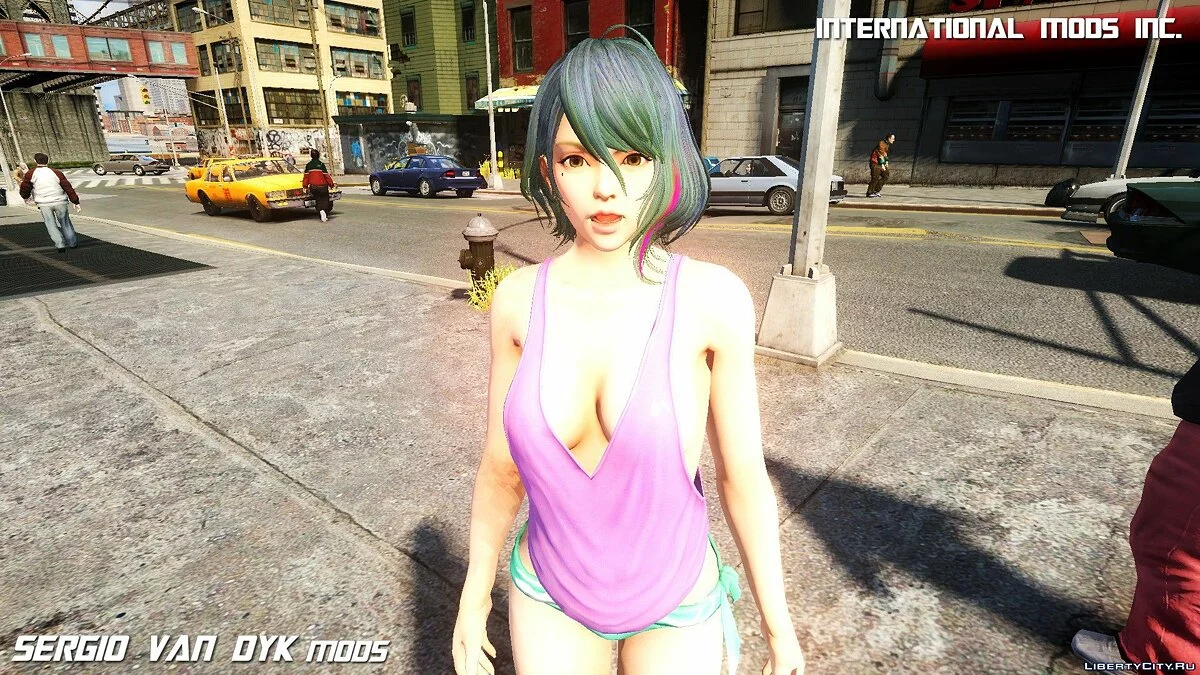 Тамаки в купальнике из DOAX3 / GTA 4