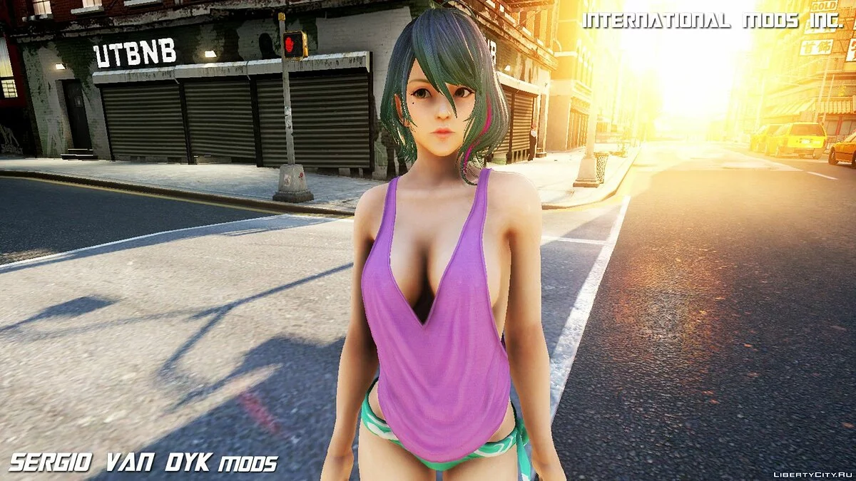 Тамаки в купальнике из DOAX3 / GTA 4