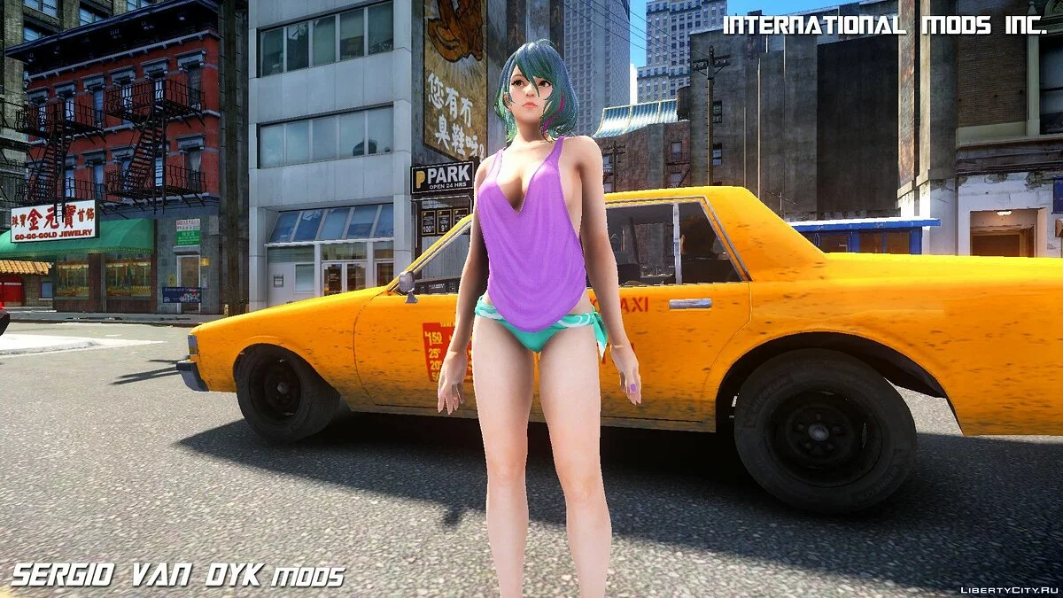 Тамаки в купальнике из DOAX3 / GTA 4