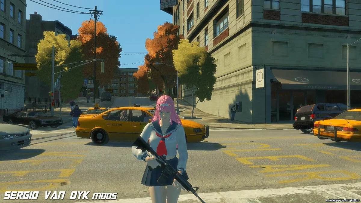 Зеро Ту в школьной форме / GTA 4