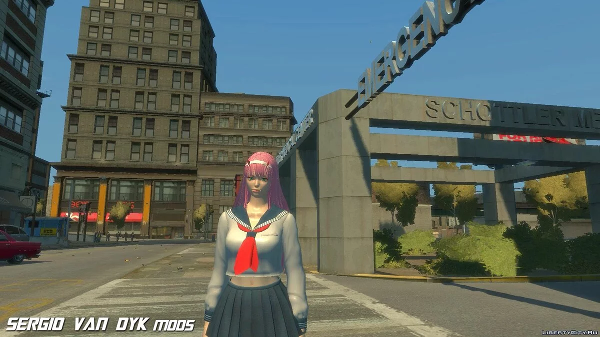 Зеро Ту в школьной форме / GTA 4