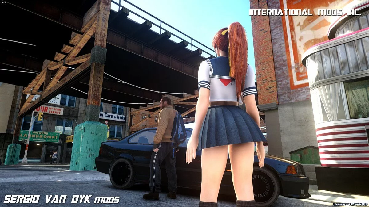 Касуми в школьной форме / GTA 4