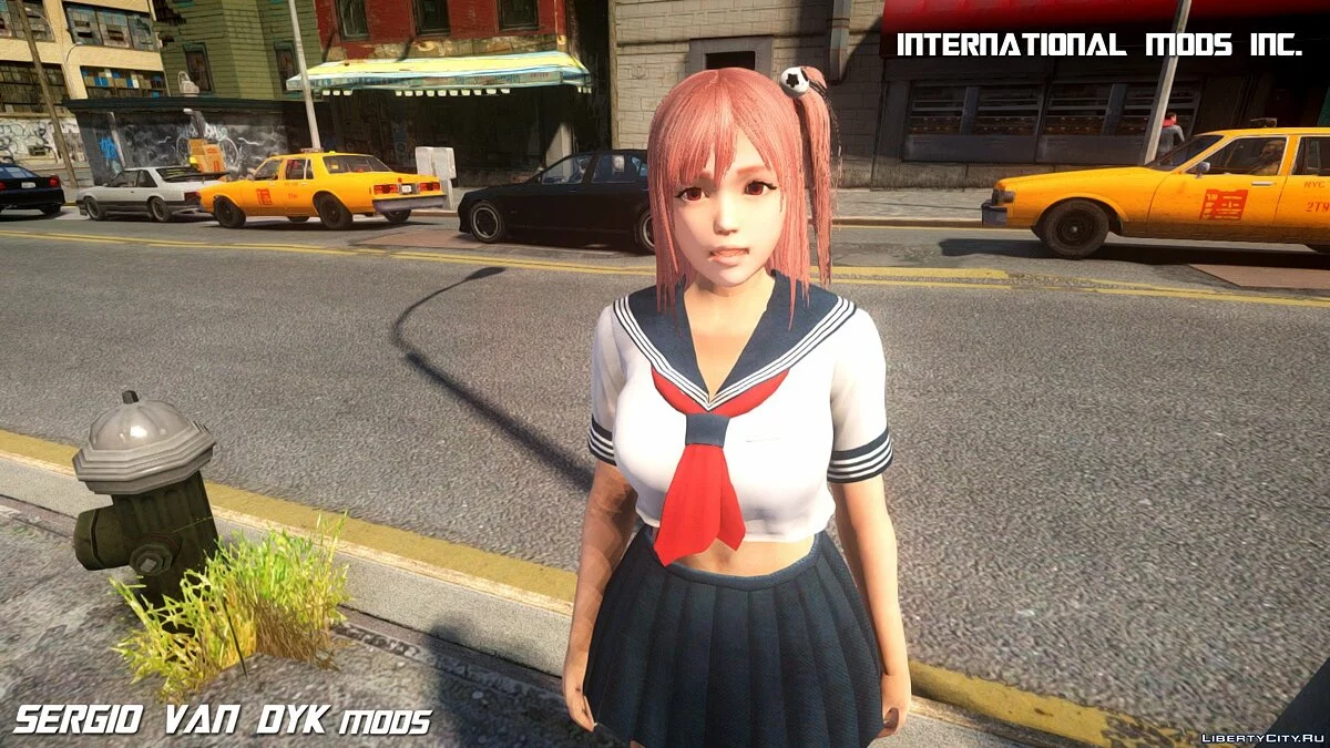 Хонока в школьной форме / GTA 4