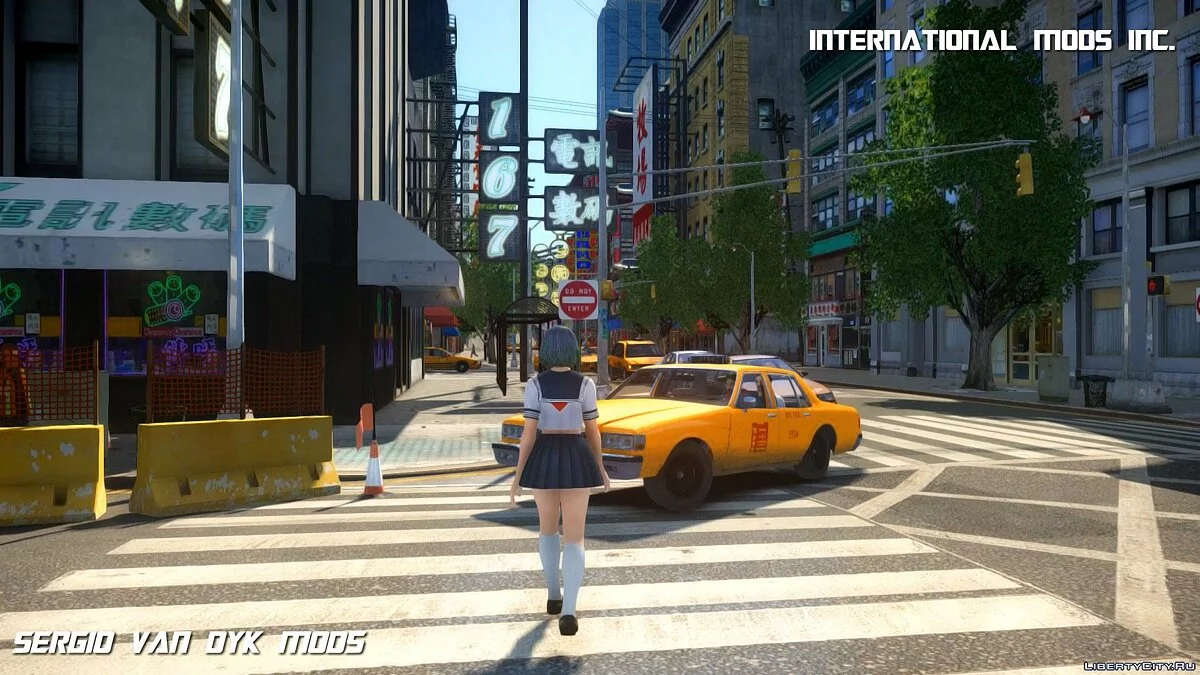 Тамаки в школьной форме / GTA 4