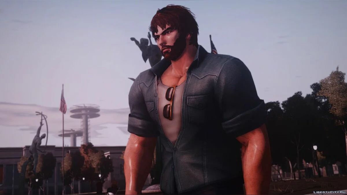 Шахин из Tekken7 в повседневной одежде  / GTA 4