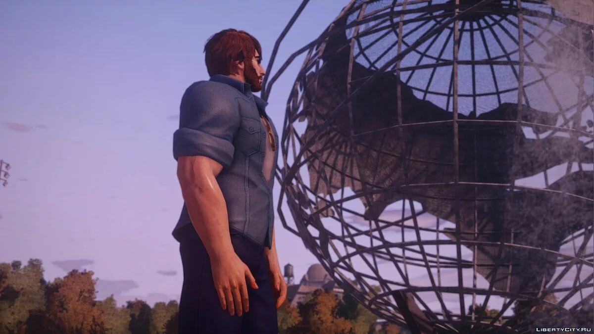 Шахин из Tekken7 в повседневной одежде  / GTA 4