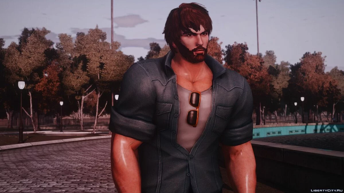 Шахин из Tekken7 в повседневной одежде  / GTA 4