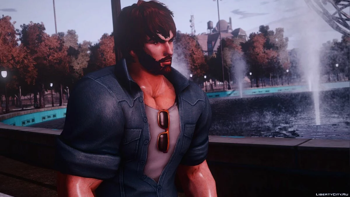 Шахин из Tekken7 в повседневной одежде  / GTA 4