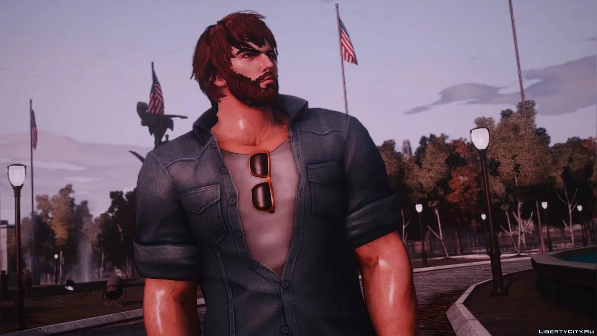 Шахин из Tekken7 в повседневной одежде  / GTA 4