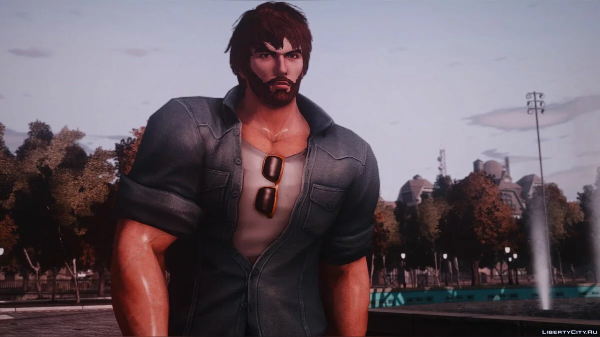 Шахин из Tekken7 в повседневной одежде  / GTA 4