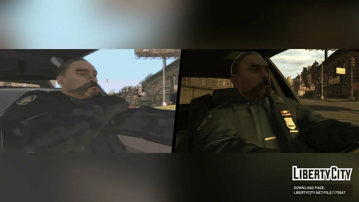 Полицейские из бета-версии игры / GTA 4