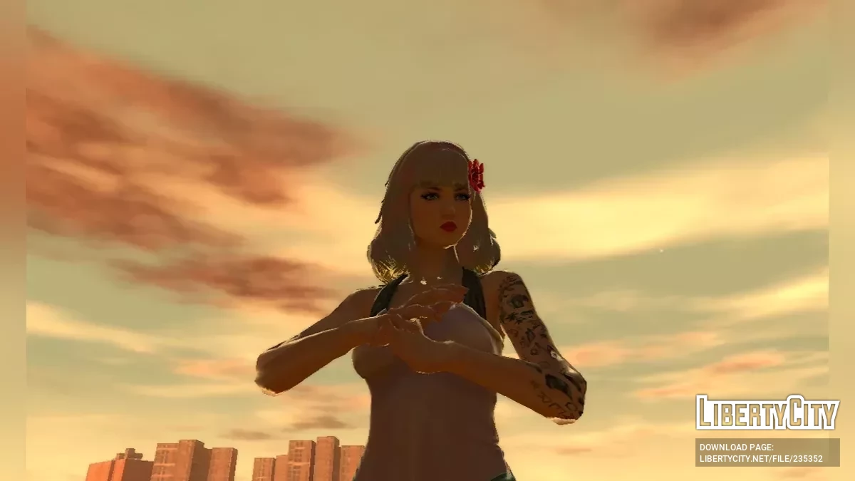 Тина - Pinup Девушка / GTA 4