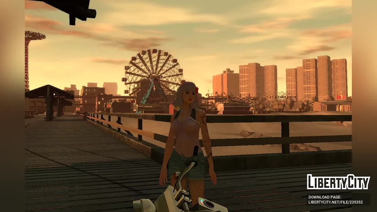 Тина - Pinup Девушка / GTA 4