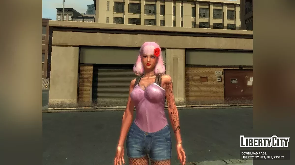 Тина - Pinup Девушка / GTA 4