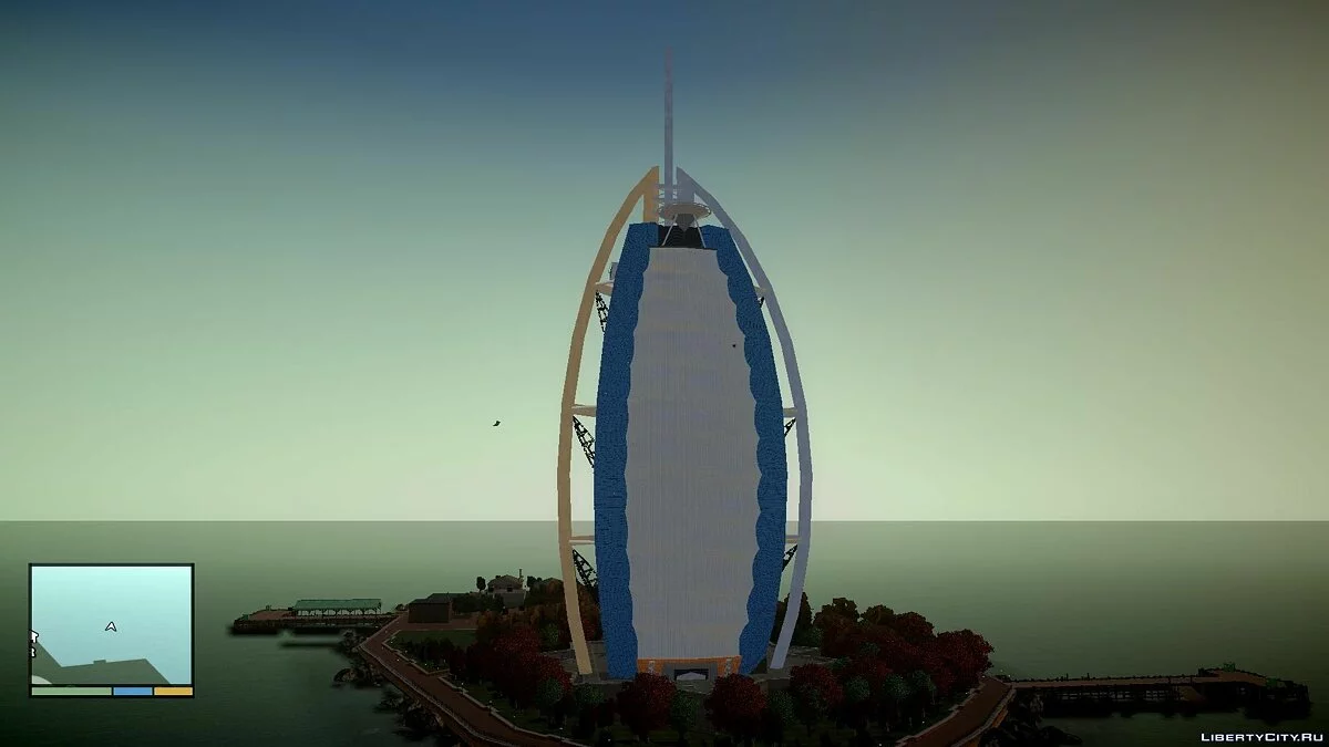 Dubai’s Burj Al Arab Hotel / GTA 4