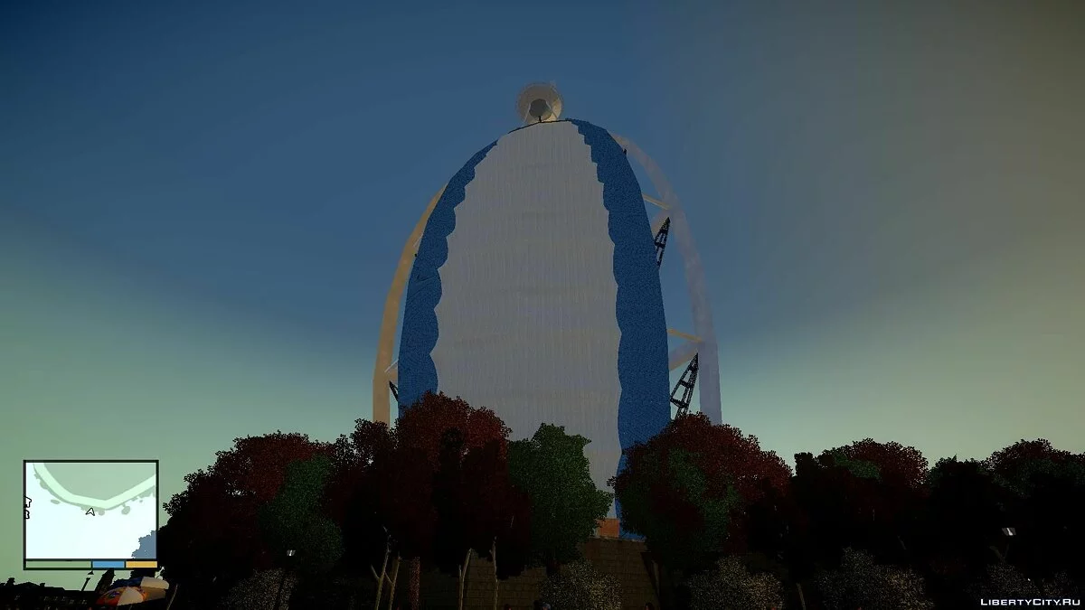 Dubai’s Burj Al Arab Hotel / GTA 4