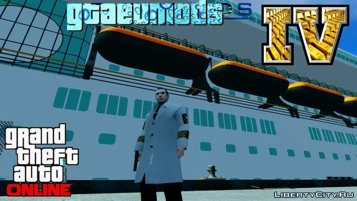Cruise Ship Party Ship GTA Map Mod / GTA 4