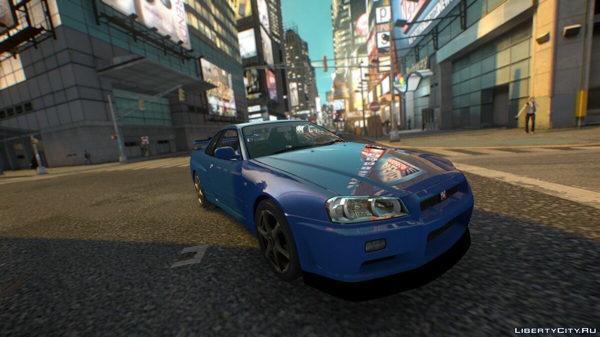 Скачать 2002 Nissan Skyline R34 GT-R V.specII для GTA 4