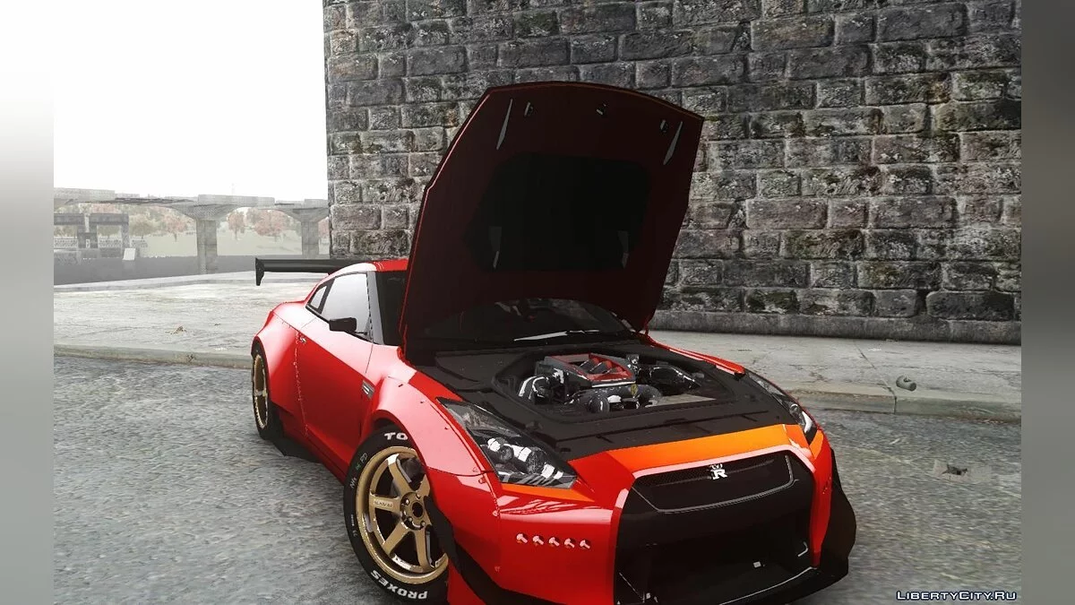 Nissan GTR R35 Rocket Bunny / GTA 4