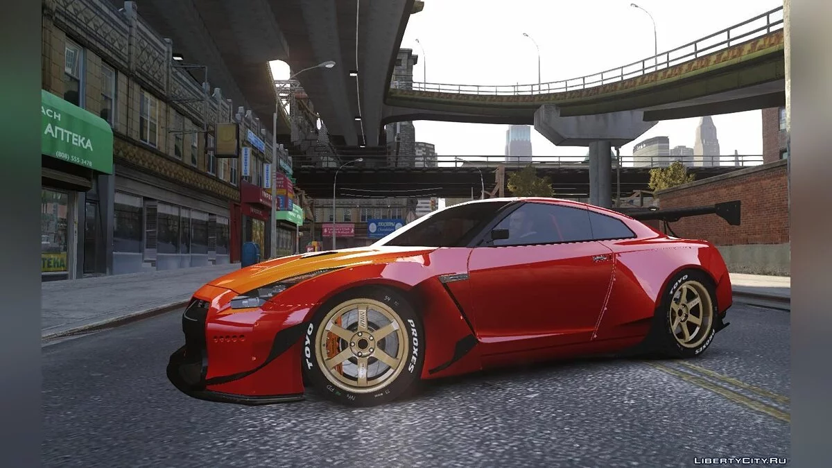 Nissan GTR R35 Rocket Bunny / GTA 4
