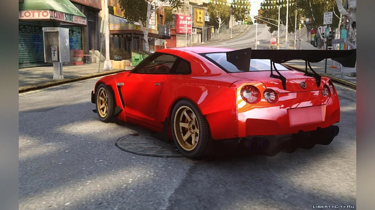 Nissan GTR R35 Rocket Bunny / GTA 4